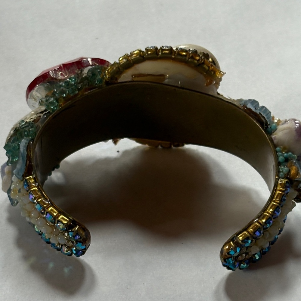 Wendy Gell Authentic Signed Cuff Bracelet - image 4